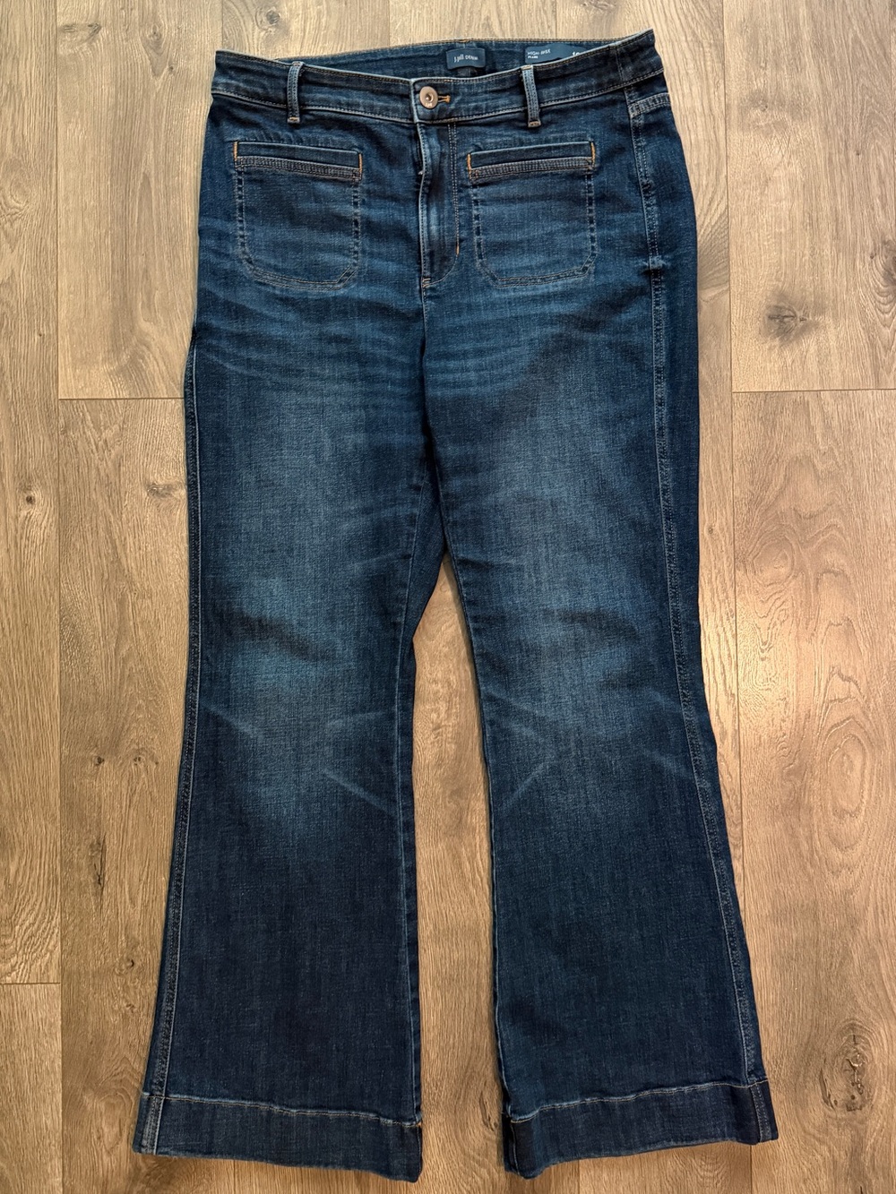 J. Jill High-Rise Flare Jeans — Size 10